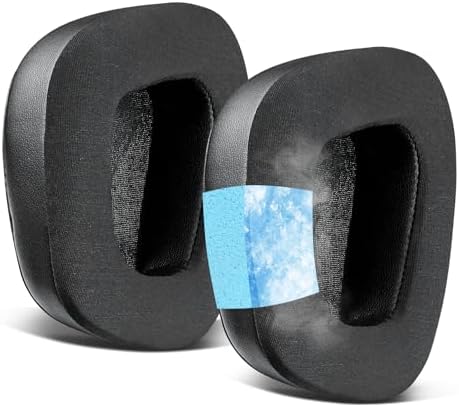 SOULWIT Cooling-Gel Earpads Replacement for Turtle Beach Stealth 600 Gen 2/600 Gen2 USB/600 Gen 2 MAX/600 Gen3(600XB)/500 XB Wireless Headset, Ear Pad Cushions with Noise Isolation Foam - Black