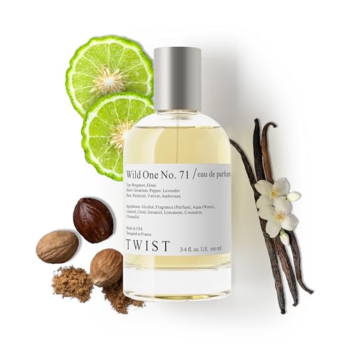 Twist - Wild One No. 71 - Eau De Parfum Inspired by Sauvage, Long-Lasting Perfume For Men, Paraben Free, Vegan, Clean Ingredients, Fragrance - Spray 100 ml | 3.4 fl. oz.