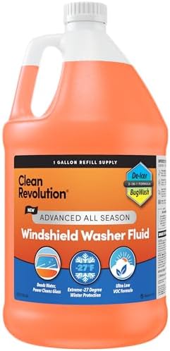 Clean Revolution Advanced All Season Windshield Washer Fluid Ultra Low VOC Formula
