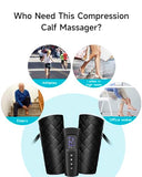 ALLJOY Leg Massager for Circulation and Pain Relief, Calf Massager Air Compression with 6 Modes, 2 Heating Levels, 3 Vibration Functions and 30min Auto-Off Adjustable Wraps Gift for Family Friends