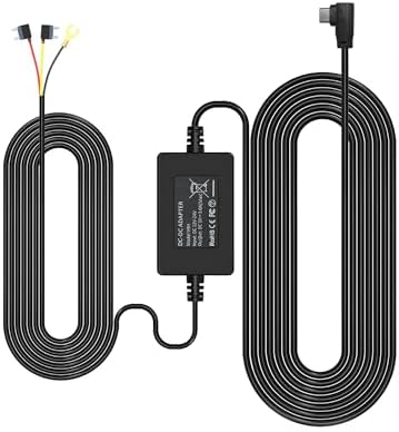 REDTIGER F7N Dash Cam Hardwire Kit, 21.3ft USB C Port Hard Wire Kit for Dashcam,Converts 12V-24V to 5V/2.5A Low Voltage Protection
