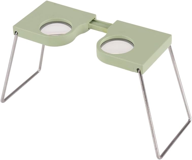 4X Pocket Stereoscope, Durable Collapsible Stereoscope Viewer, Portable Design for Precision Viewing on The Go