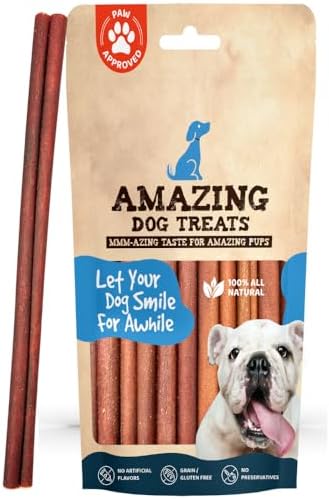 Amazing Dog Treats Collagen Sticks - 12 Inch, 10 Count - 95% Natural, No Hide Bones