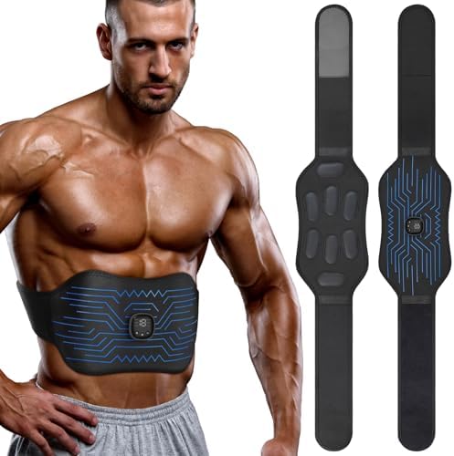 FDA Cleared - Abs Stimulator Muscle Toner, EMS Muscle Stimulator, Fitness Belt Ab Workout Equipment
