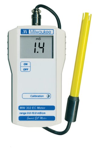 Milwaukee MW402 LED Economy Portable TDS Meter with 1 Point Manual Calibration, 0 to 10 ppt, 0.1 ppt Resolution, 2 percent Accuracy
