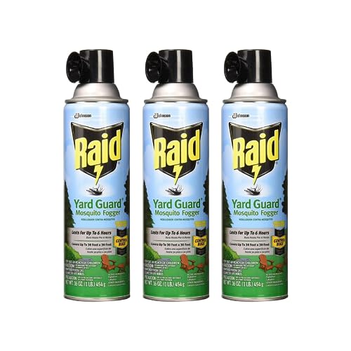 Raid Yard Guard Mosquito Fogger 16 oz. (Pack of 3)