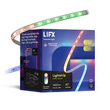 LIFX Lightstrip Color Zones, Wi-Fi Smart LED Light Strip, Full Color with Polychrome Technology™, No Bridge Required, Works with Alexa, Hey Google, HomeKit and Siri, 80" Kit