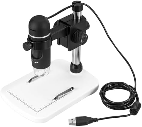 5 MP 300x Handheld USB Digital Microscope Pro with 8 LEDs Brightness Adjustable Measurement Software