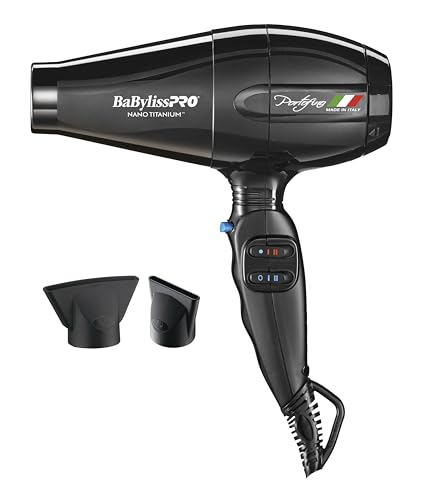 BaBylissPRO Nano Titanium Italian Portofino Hair Dryer - Professional 2000 Watt Blow Dryer