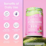 Obvi More Than Collagen Powder | Supports Healthy Hair, Skin, Nails, Joints, Gut | Grass-Fed Multi Collagen Supplement with Hyaluronic Acid, Biotin, Keratin | Watermelon, 25 Servings