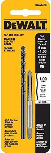 DRILL TAP SET, 6MM-1.00 THRD 2PC