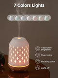 InnoGear Aromatherapy Diffuser, 150ml Ceramic Diffuser Ultrasonic Humidifier Cool Mist Essential Oil Diffusers for Home Air Diffuser with 2 Mist Modes Waterless Auto Off, White