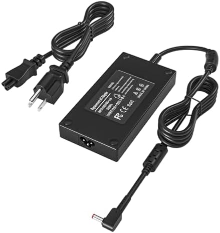 180W 135W Charger for Acer Nitro 5 7 AN515-54 AN515-55 AN515-58 AN517-52 AN515-58-57QW AN515-58-5046 AN515-58-525P ANV15-51 Predator Helios 300 G3-571 ANV15-51-51H9 19.5V 9.23A Gaming Laptop Charger