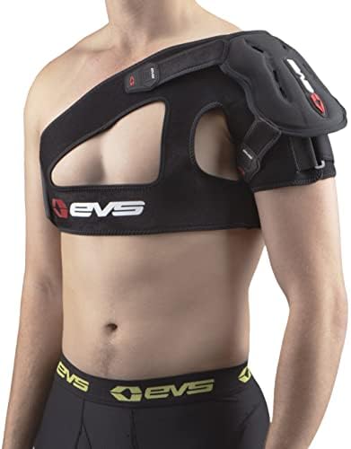 EVS SPORTS SB04 Shoulder Brace | Adjustable Compression with X-Strap Stabilizer for Injury Support