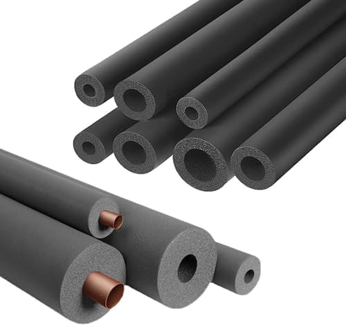 Pipe Insulation Foam Tube - 1-1/4"Foam Tubing for AC Unit, Guitar Stands, Exercise Machine Handle and Roof Rack (1-1/4"ID X 3/8" TK)