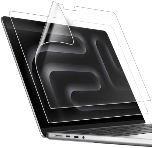JETech Screen Protector for MacBook Pro 14.2-Inch (M4 / M4 Pro / M4 Max / M3 / M3 Pro / M3 Max / M2 Pro / M2 Max / M1 Pro / M1 Max, 2021-2024), Anti-Glare PET Matte Film, Anti-Fingerprint, 2-Pack