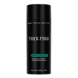 THICK FIBER Hair Fibers for Thinning Hair & Bald spots (DARK BROWN) - 25g Bottle - Conceals Hair Loss in Seconds - Hair Powder for Women & Men