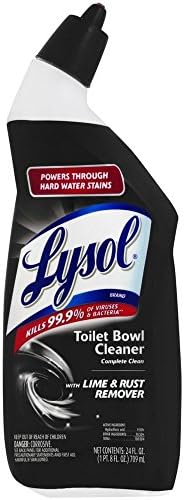 Lysol Toilet Bowl Cleaner with Lime and Rust Remover, 24 Ounce (Pack of 2)