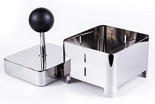 Tofu Press (Ninja) - Remove Water from Tofu OR Make Your Own Tofu or Paneer - USA Made from Stainless Steel