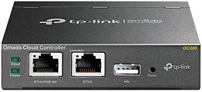 TP-Link Omada Cloud Controller - Working with All Omada Eaps, No Extra Cost, Poe Powered, USB Port(Oc200),Black (Renewed)