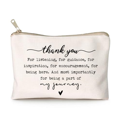 Thank You Cosmetic Bag, Being A Part of My Journey, Thank You Gift, Sister Makeup Bag, Gift for Women, Soul Sister Thank You Gift Idea, Makeup Case, Christmas Gift