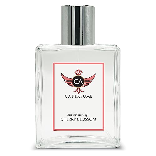 CA Perfume Impression of Cherry Blossom For Women & Men Replica Fragrance Dupes Eau de Parfum Spray Bottle 3.4 Fl Oz/100ml-X1