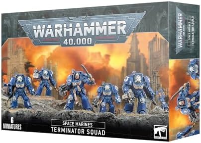 Games Workshop - Warhammer 40,000 - Space Marines: Terminator Squad (2023 Edition), Blue