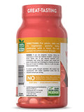 Nature's Truth Vitamin D3 Gummies | 5000 IU | 120 Count | Vegetarian, Non-GMO & Gluten Free Supplement | Natural Peach Flavor, Pack of 1