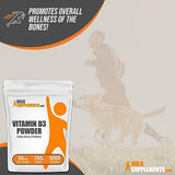 BULKSUPPLEMENTS.COM Vitamin D3 Powder - Cholecalciferol, Vitamin D Supplements, Vitamin D3 5000 IU - Vitamin D Powder, Gluten Free - 50mg (125mcg of Vitamin D3) per Serving, 250g (8.8 oz)