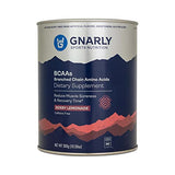 Gnarly Nutrition, BCAA Pre and Mid Workout Supplement to Reduce Muscle Soreness, Caffeine-Free, Berry Lemonade, 30 Servings