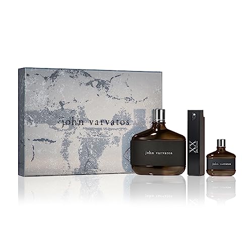 John Varvatos Men's Cologne, Valentine's Day Gift for Him, Eau de Toilette EDT Spray, Spicy Woody Scent with Notes of Medjool Dates, Coriander Seed & Leather