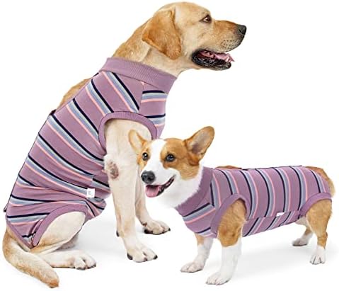 Recovery Suit for Dogs Dog Onesie for Surgery, Dog Surgery Recovery Suit for Small Medium Dogs, E-Collar Alternative After Surgery Wear Anti Licking Abdominal Wounds Pet Surgery Recovery Suit
