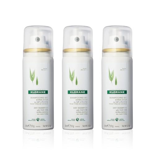 Klorane - Ultra-Gentle Dry Shampoo with Oat+ - Gentle Formula Instantly Revives Hair - Paraben & Sulfate-Free
