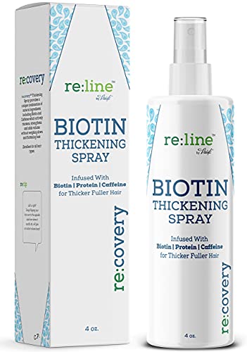 Biotin Hair Thickening and Growth Spray for Thinning and Texturizing - Hair Loss Prevention Tonic for Men and Women