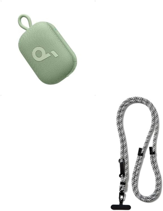 Soundcore Select 4 Go Green Lanyard for Select 4 Go Speaker, Cell Phone Lanyard for Neck or Shoulder, Adjustable Phone Strap Compatible with Car Keys and Keychains (Black)
