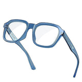 VISOONE TR90 Square Frame Blue Light Blocking Glasses Fashion Computer Eyewear for Women and Men Bennett