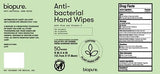 Biopure Antibacterial Hand Wipes | Fresh Morning Breeze- Antibacterial Wipes With Aloe and Vitamin E Formula | 5 X 7 Inch Wet Wipes Cannister | No Parabens, sulfates or Phthalates, Kills 99% of Germs, Pack of 3