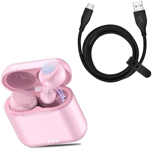 TOZO T6 True Wireless Earbuds Bluetooth 5.3 Headphones with USB-C to USB-A Charging Cable