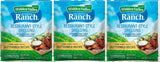 HIDDEN VALLEY Buttermilk Ranch Salad Dressing & Seasoning Mix, Gluten Free - Pack of 3