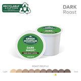 Green Mountain Coffee Roasters Dark Magic, Keurig Single Serve K-Cup Pods, Dark Roast Coffee, 60 Count, (6 Packs of 10)