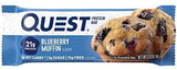 Quest Nutrition Protein Bar Delectable Dessert Variety Pack 1. Low Carb Meal Replacement Bar with Over 20 Gram of Protein. High Fiber, Gluten-Free (12 Count)