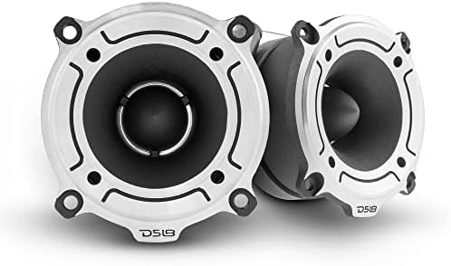 DS18 PRO-TW120 Super Bullet Tweeter in Silver 3" Aluminum Frame and Diaphragm 240W Max 120W RMS 4 Ohms Built in Crossover - PRO Tweeters are The Best in The Pro Audio and Voceteo Market (Pair)