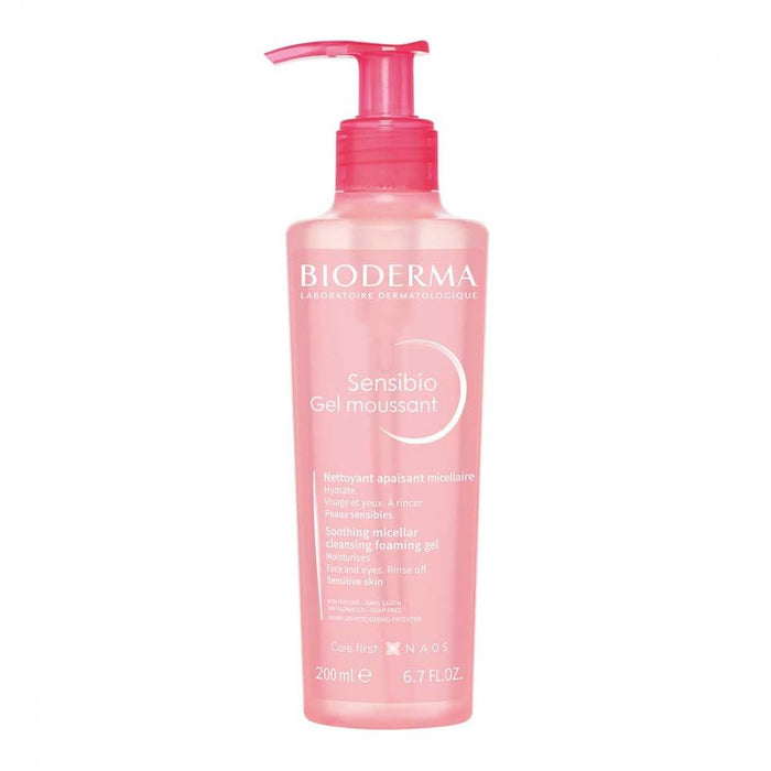 Bioderma Sensibio Micellar Cleansing and Makeup Removing Foaming Gel for Sensitive Skin