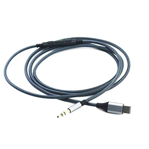 NewFantasia USB C Audio Cable Remote Volume Mic Compatible with Sony WH-1000XM5 WH-1000XM4 WH-CH720N WH-CH520 MDRXB650BT MDR-XB950BT WH1000XM3 WH-CH700N WH1000XM2 Headphones