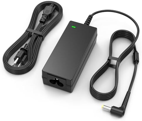 30W AC Adapter Power Charger for HP Mini 700 110 1000 1010 1100 CQ10, 496813-001 NA374AA#ABA PPP018H - 19V 1.58A - 12 Months Warranty