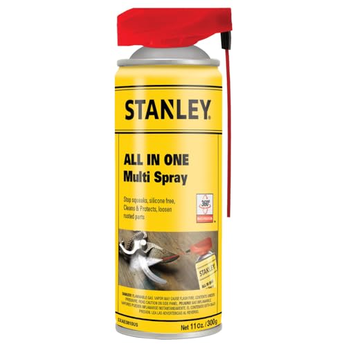 Stanley Corrosion Inhibitor Spray - Rust Remover&Cleaner Aerosol - Versatile Rust Prevention Spray for Garage, RV, Woodworking, Power Tools - 11 Oz, 1 Pack