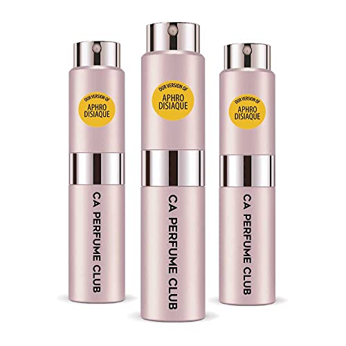 CA Perfume Impression of A. Provocateur Aphrodisiaque For Women Replica Version Fragrance Dupes Concentrated Long Lasting Eau de Parfum Spray Refillable Atomizer Bottle 0.27 Fl Oz-X3