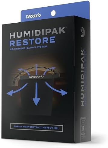 D'Addario Humidifier Humidipak Restore Kit-Automatic Guitar Humidification Conditioning System (PW-HPK-03)