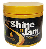 Shine N Jam Conditioning Gel Extra Hold 16 Ounce Jar (473ml) (2 Pack)