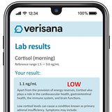 Home Stress Test – Saliva Test Kit for Daily Cortisol Levels – 4 Cortisol Levels Throughout The Day– CLIA Certified Lab – Verisana
